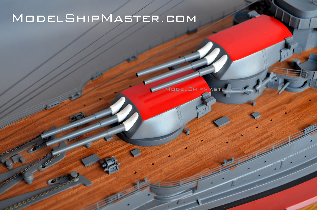 USS Arizona battleship model