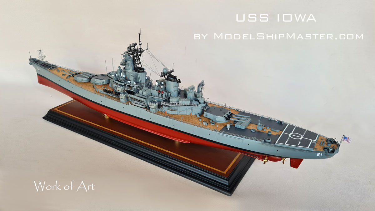 USS IOWA model
